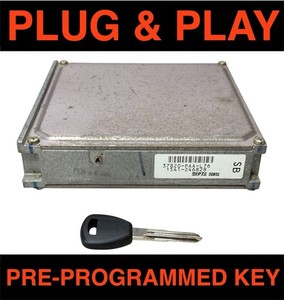 2001-2002 Honda Accord 2.3L Engine Computer Key ECM ECU — Part 37820-PAA-L76