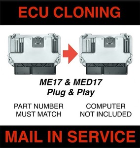 VW/Audi Cloning Service — Engine Control Module ECU (ME17 & MED17)