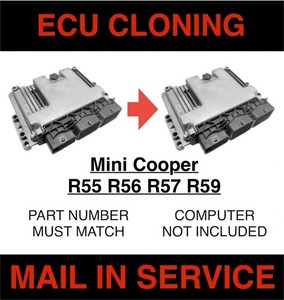 Mini Cooper R55 / R56 / R57 / R59 Engine Computer ECU DME Clone Programming
