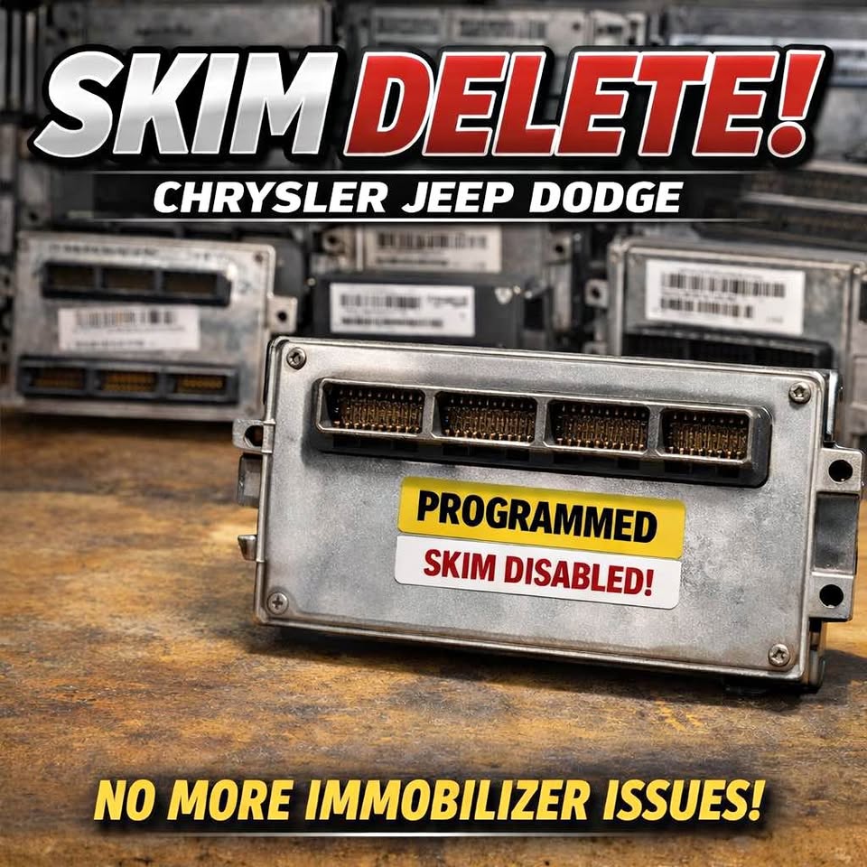 Dodge/Chrysler/Jeep/Ram SKIM Immobilizer Delete (1996-2006)