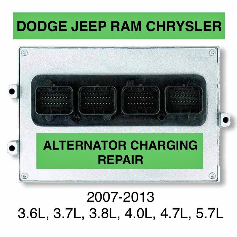 Dodge/Ram/Jeep/Chrysler PCM Alternator Charging Repair (2007-2013)