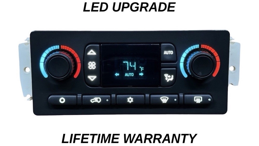 GM Climate Control Display Dim, Dead, or Flickering? 2002-2009 Chevy, GMC, Cadillac, Buick & Hummer