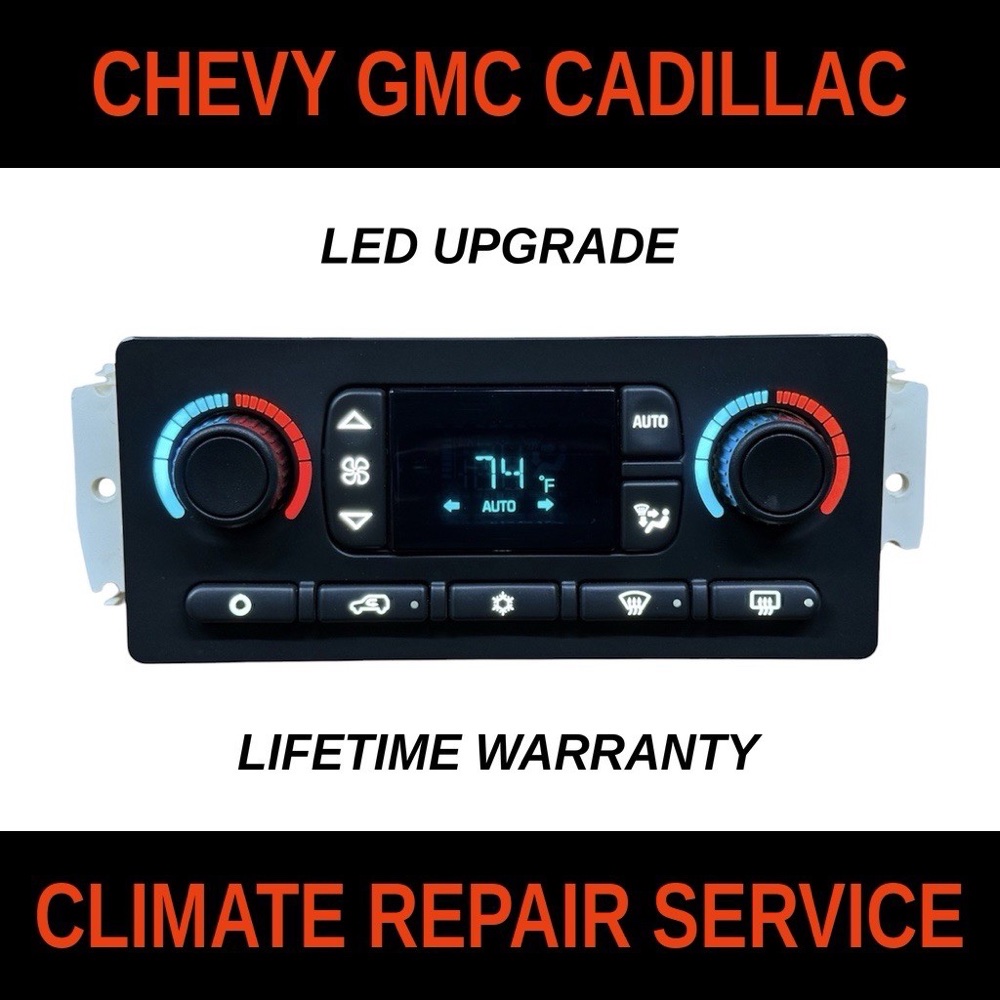 Chevy / GMC / Cadillac Digital Climate Control Module Repair (HVAC) — LED Upgrade