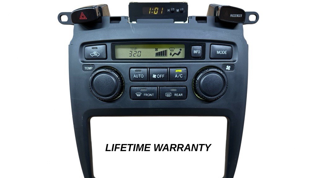 2001-2007 Toyota Highlander Climate Control Problems: Temperature and Vent Controls Not Working